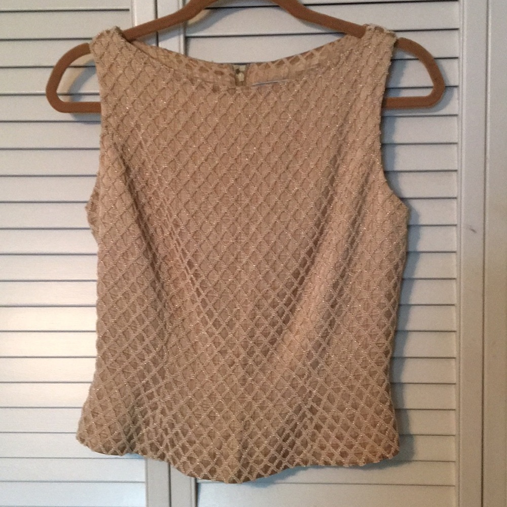 Vintage Carmen Marc Valvo beaded top